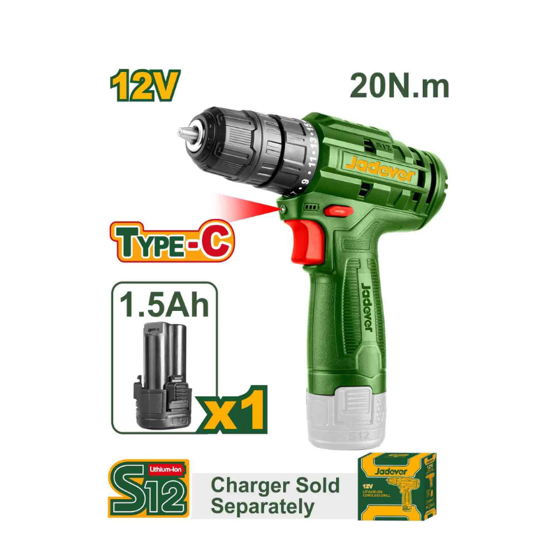 Perceuse sans fil 12V