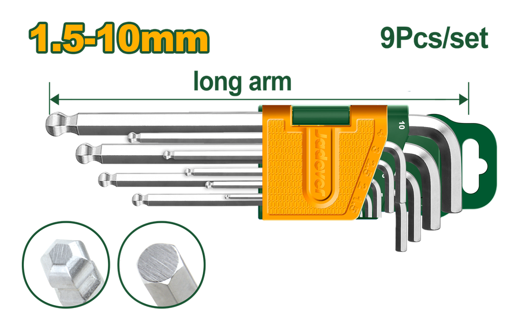 Clé hexagonale à bille