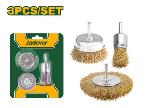 Ensemble de 3 brosses métalliques