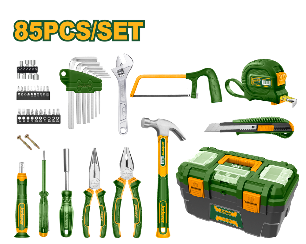 Ensemble d&rsquo;outils à main de 85 pièces
