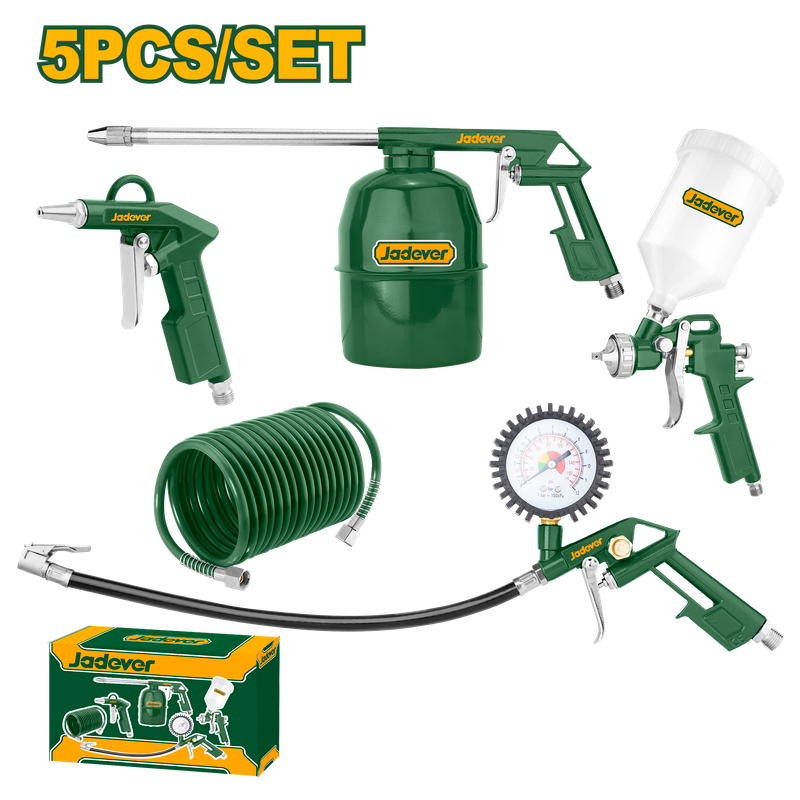 Ensemble d&rsquo;outils pneumatiques 5 pièces