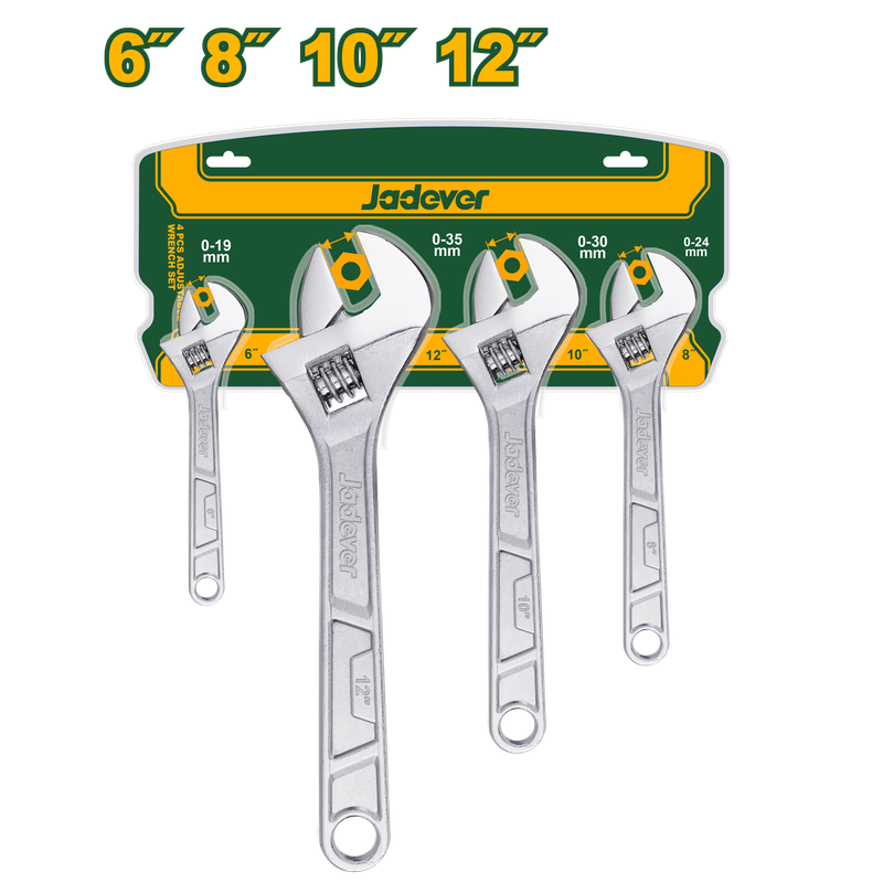 Jeu de 4 clés à molette