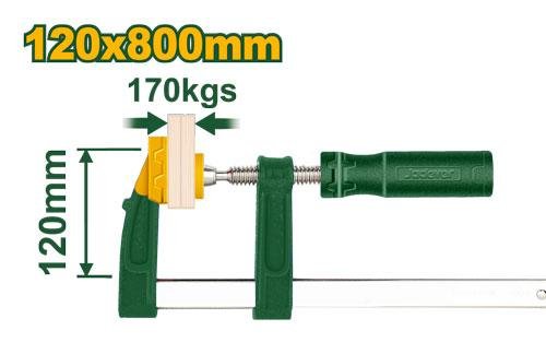 Pince F avec poignée en plastique