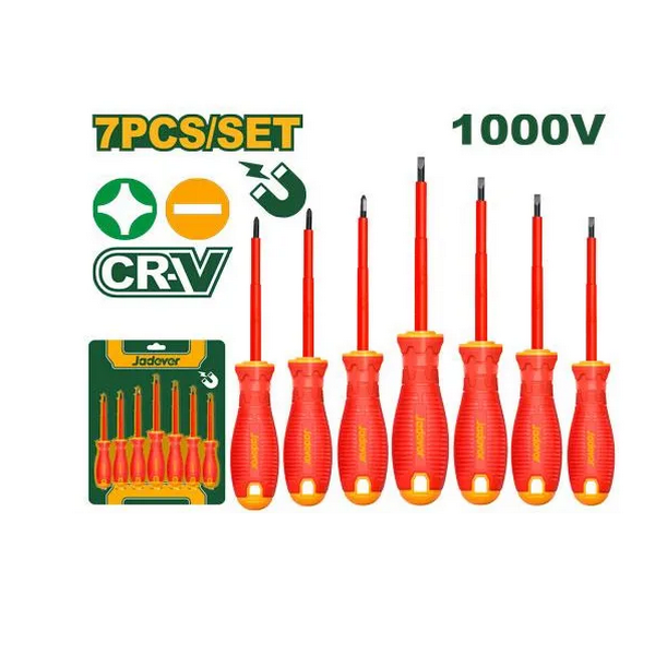 Jeu de tournevis isolés 7 pièces