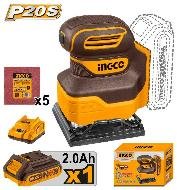 Ponceuse vibrante 20V 1 Batterie 110mm plateau carré