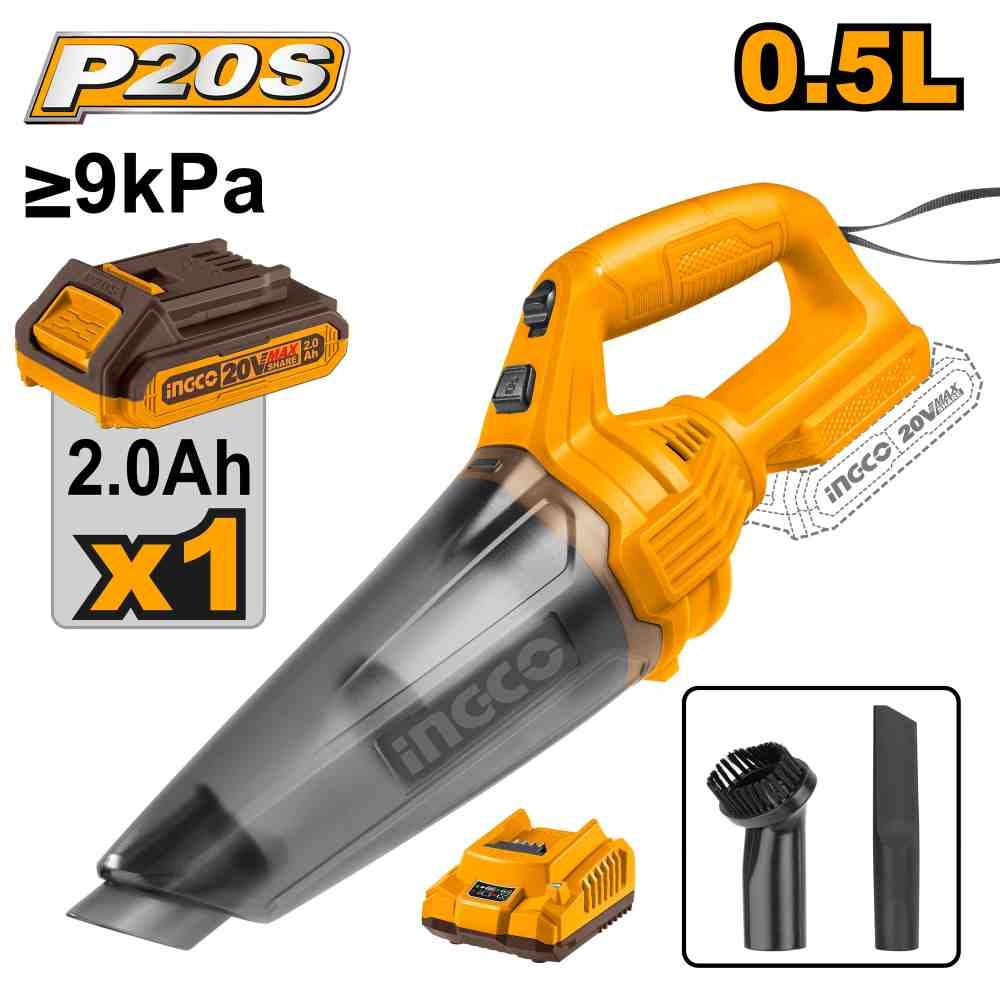 Aspirateur 20V 0.5L + accessoires