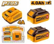 Kit batterie et chargeur Lithium-Ion P20S