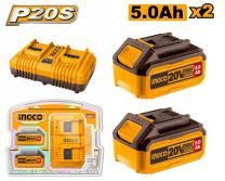 Kit batterie et chargeur Lithium-Ion P20S