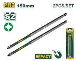 Embouts tournevis à choc PH2 150 mm