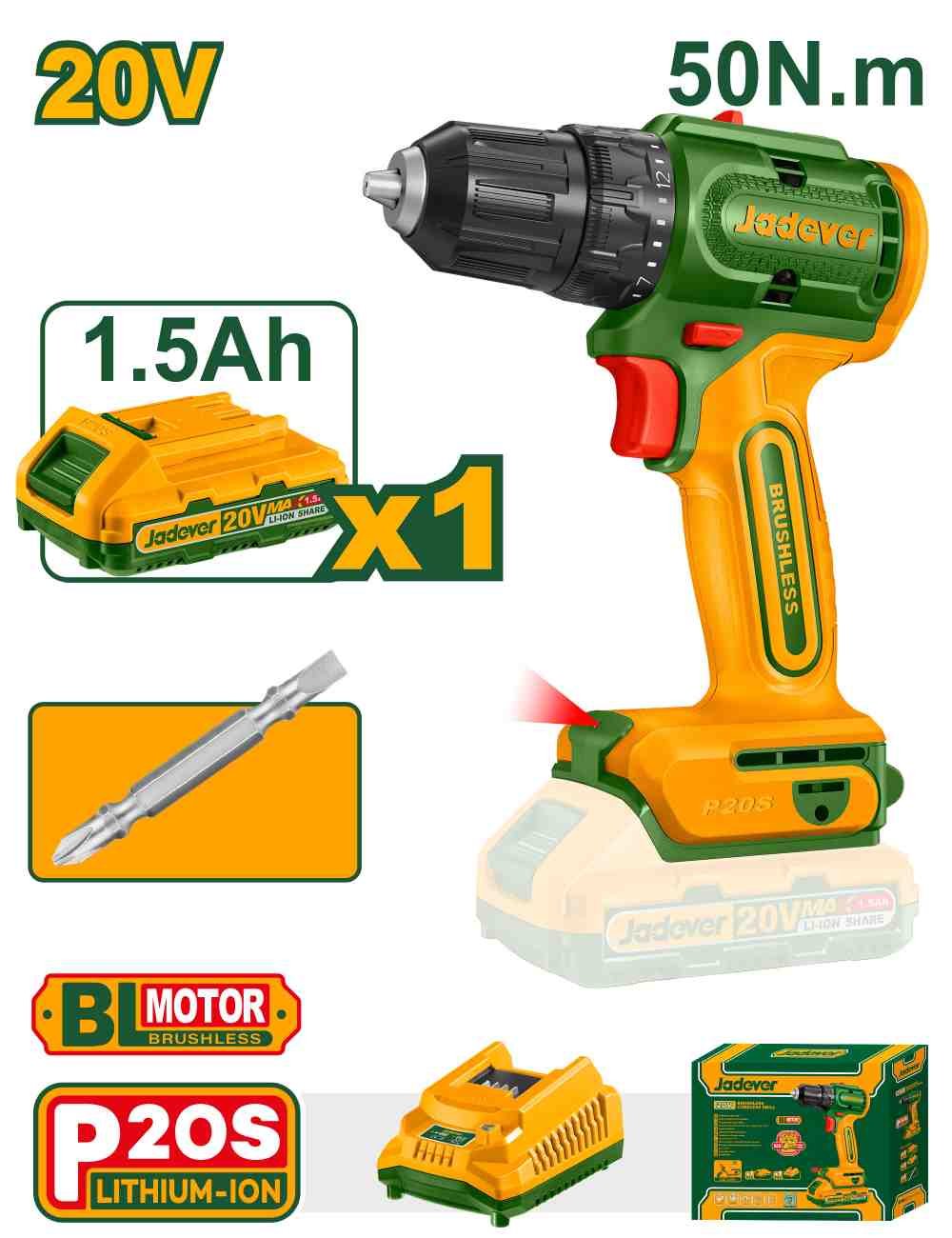 Perceuse sans fil brushless 20V