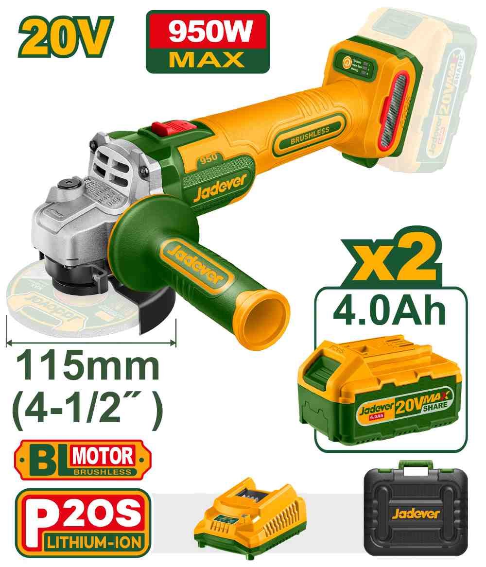 Meuleuse sans fil brushless 20V