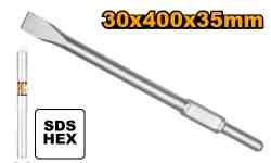 Burin hexagonal plat 30x410mm PDB17018