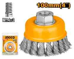 Brosse métallique torsadée 100mm