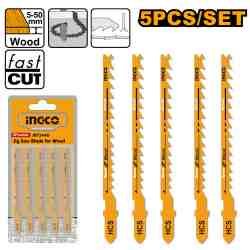 5 LAMES SCIE SAUTEUSE POUR BOIS (Dents74mm)