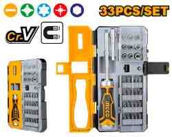 Set de 33 pièces pour tournevis