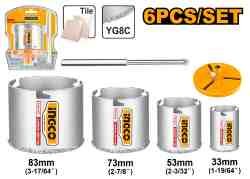 Jeu 6PCS scies-cloches