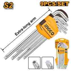 Clés torx Extra long Set de 9 pièces T10-T50