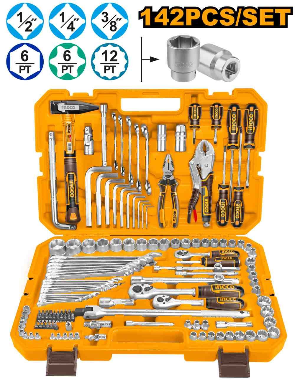 Jeu de 142 pièces et outils
